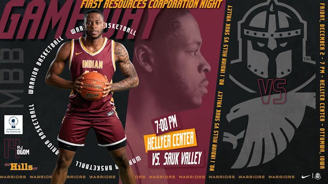 12-2-22 IHCC Men's Basketball vs Sauk...