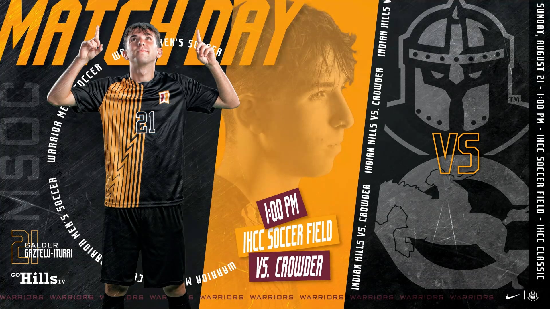 8-21-22 IHCC Men's Soccer vs Crowder