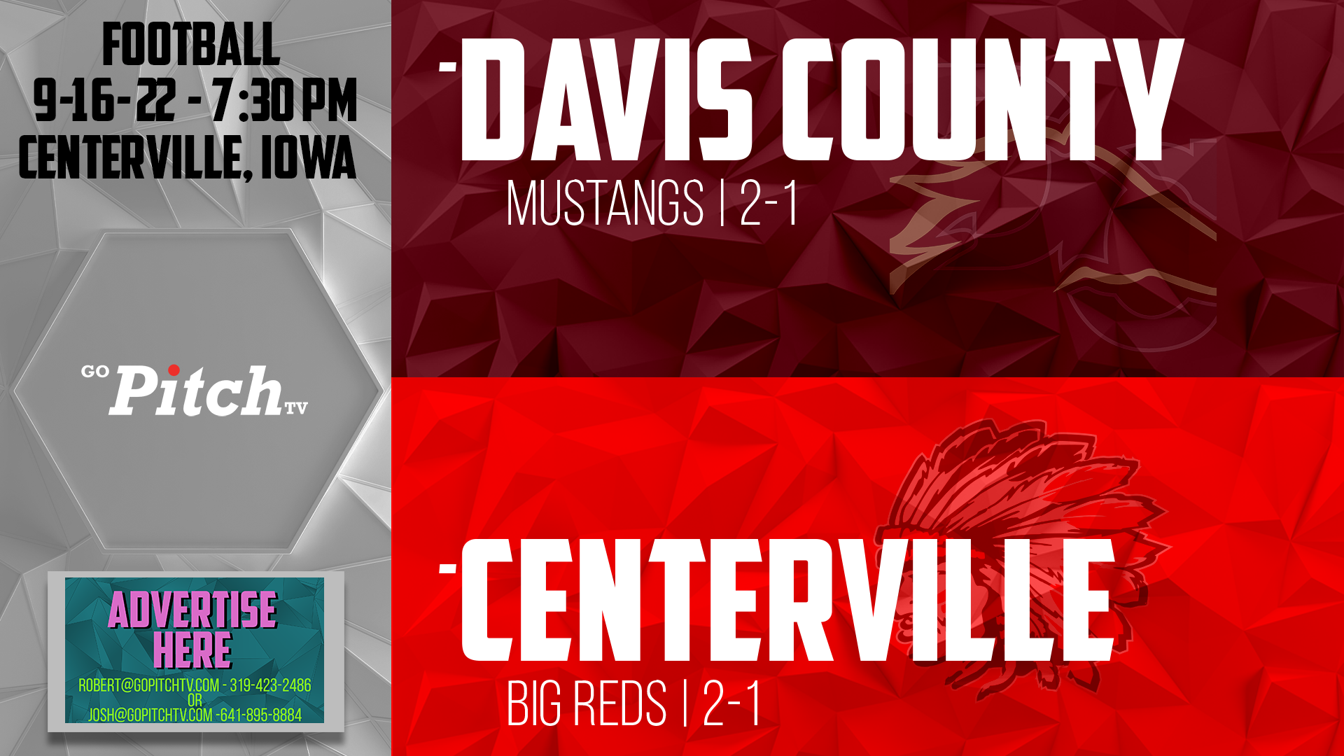Centerville Football vs Davis County 9-16-22