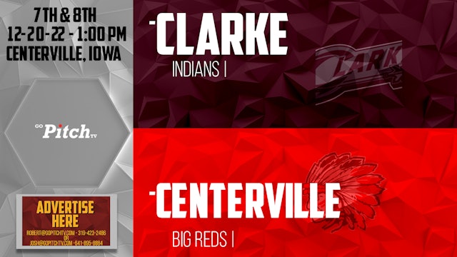 Centerville 7th & 8th Grade Boys Basketball vs Clarke