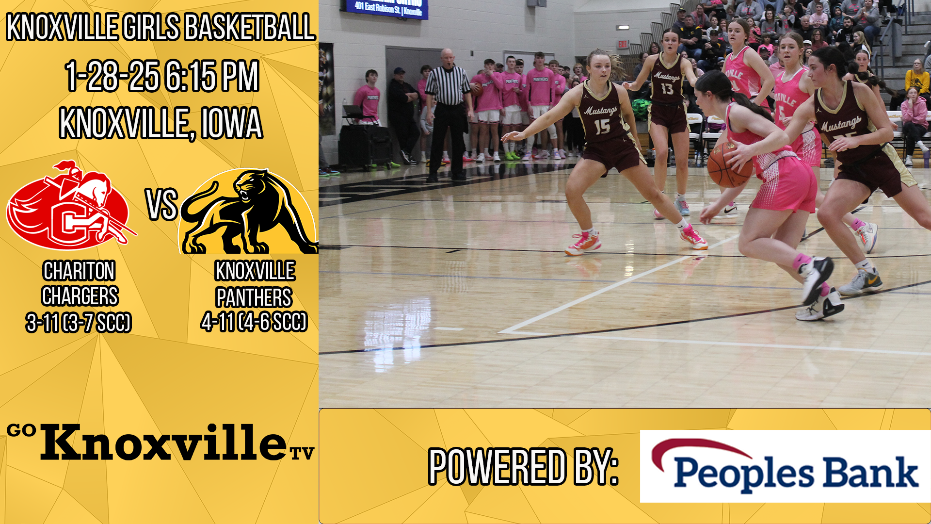 Knoxville Girls Basketball vs Chariton 1-28-25