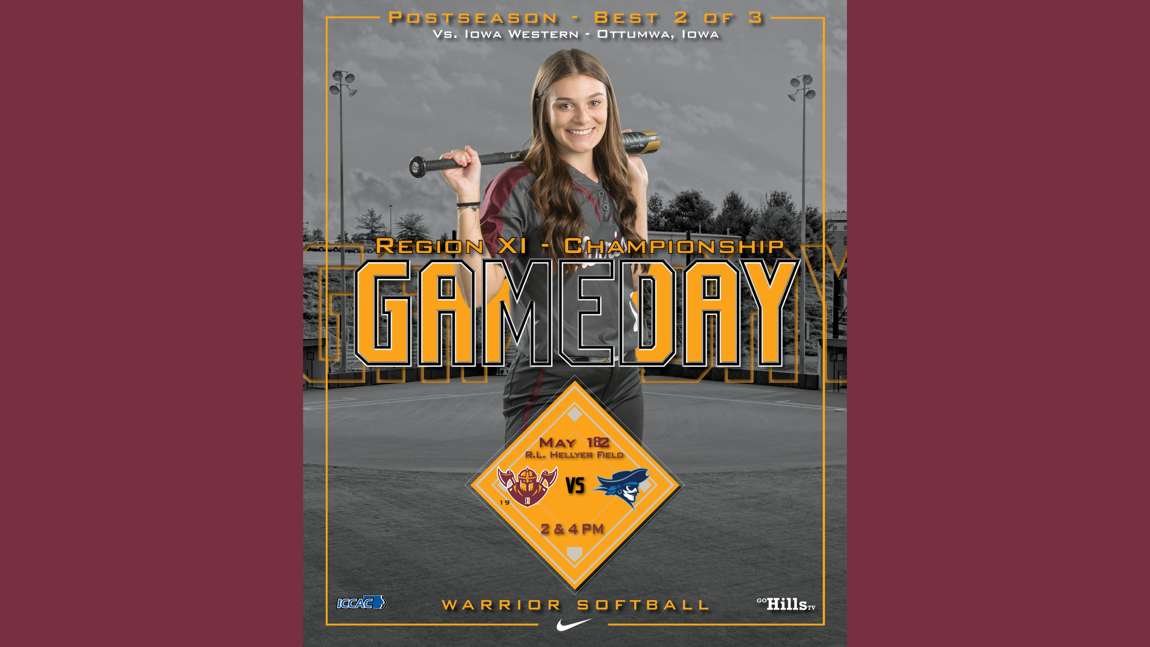 Region XI Championship 5-12-21 IHCC Softball vs Iowa Western DH