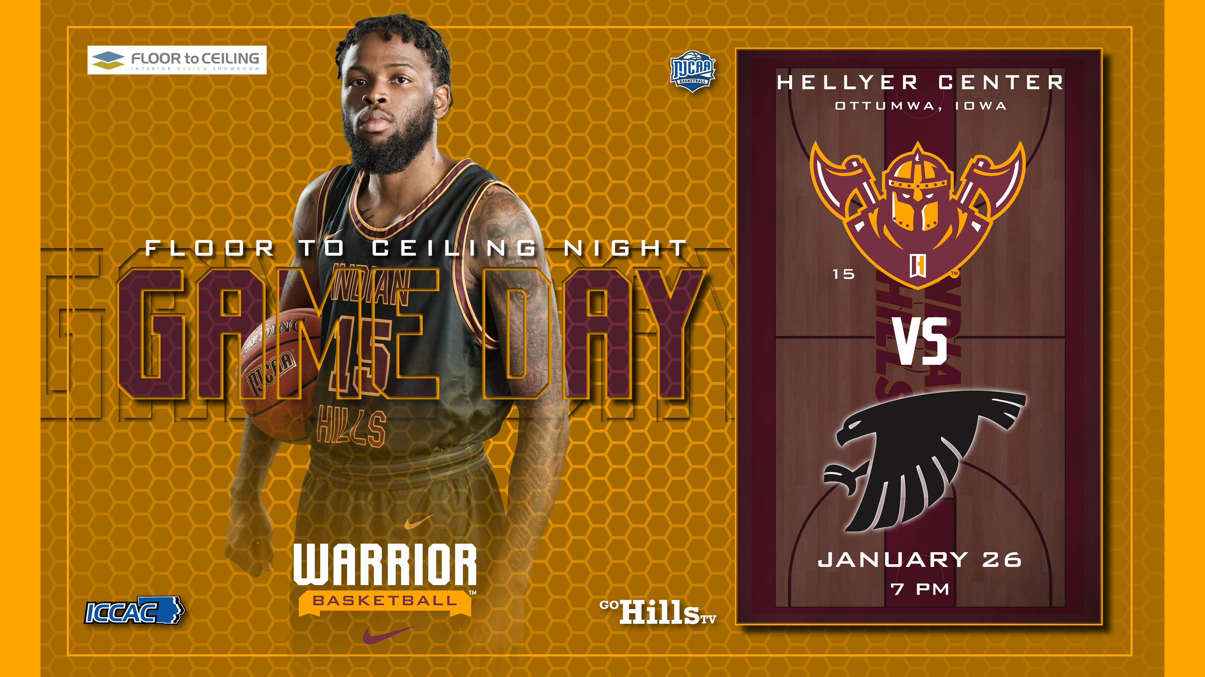 1-26-22 IHCC Men's Basketball vs Sauk Valley