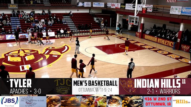 11-9-24 IHCC Men's Basketball vs Tyler