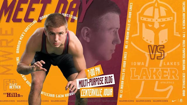 11-15-22 IHCC Men's Wrestling vs Iowa...