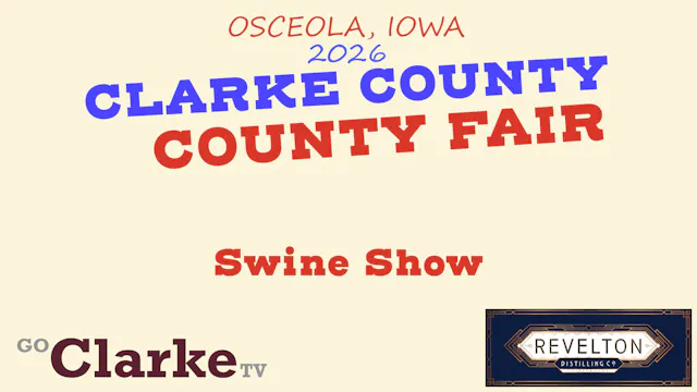 Clarke County Fair - Swine Show - 7-1...