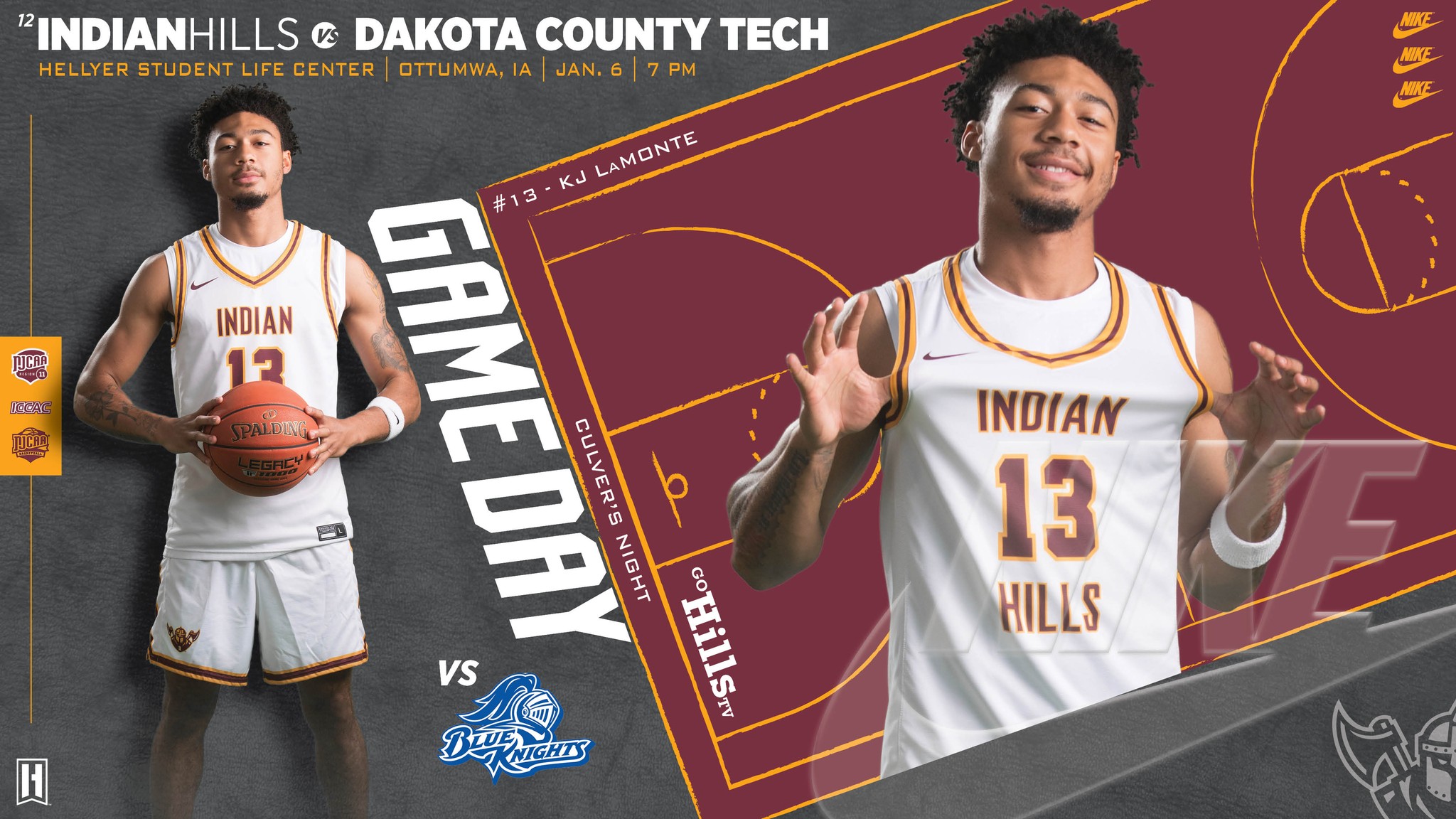 IHCC Men's Basketball vs Dakota County 1-6-26