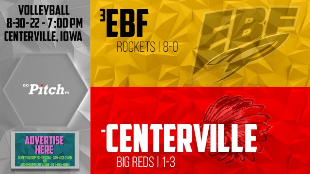 Centerville Volleyball vs EBF 8-30-22 - Part 2