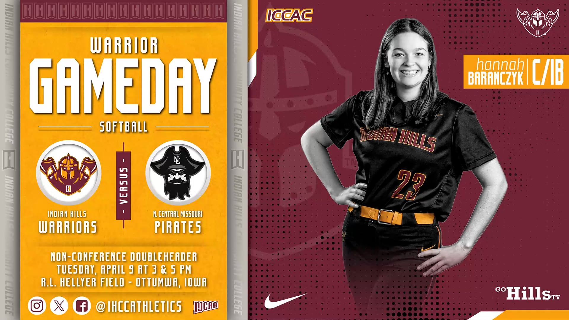 4-9-24 IHCC Softball vs North Central Missouri Game 2