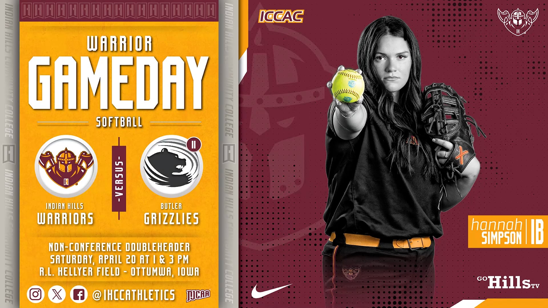 4-20-24 IHCC Softball vs Butler Game 2