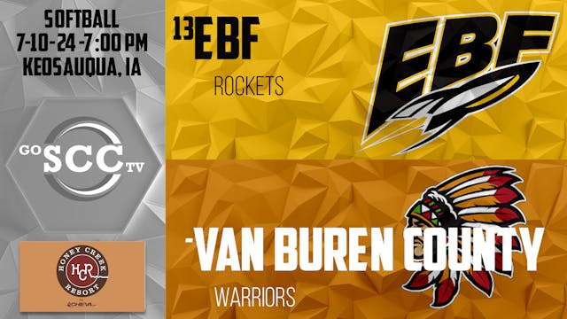 EBF Softball at Van Buren County 7-10...