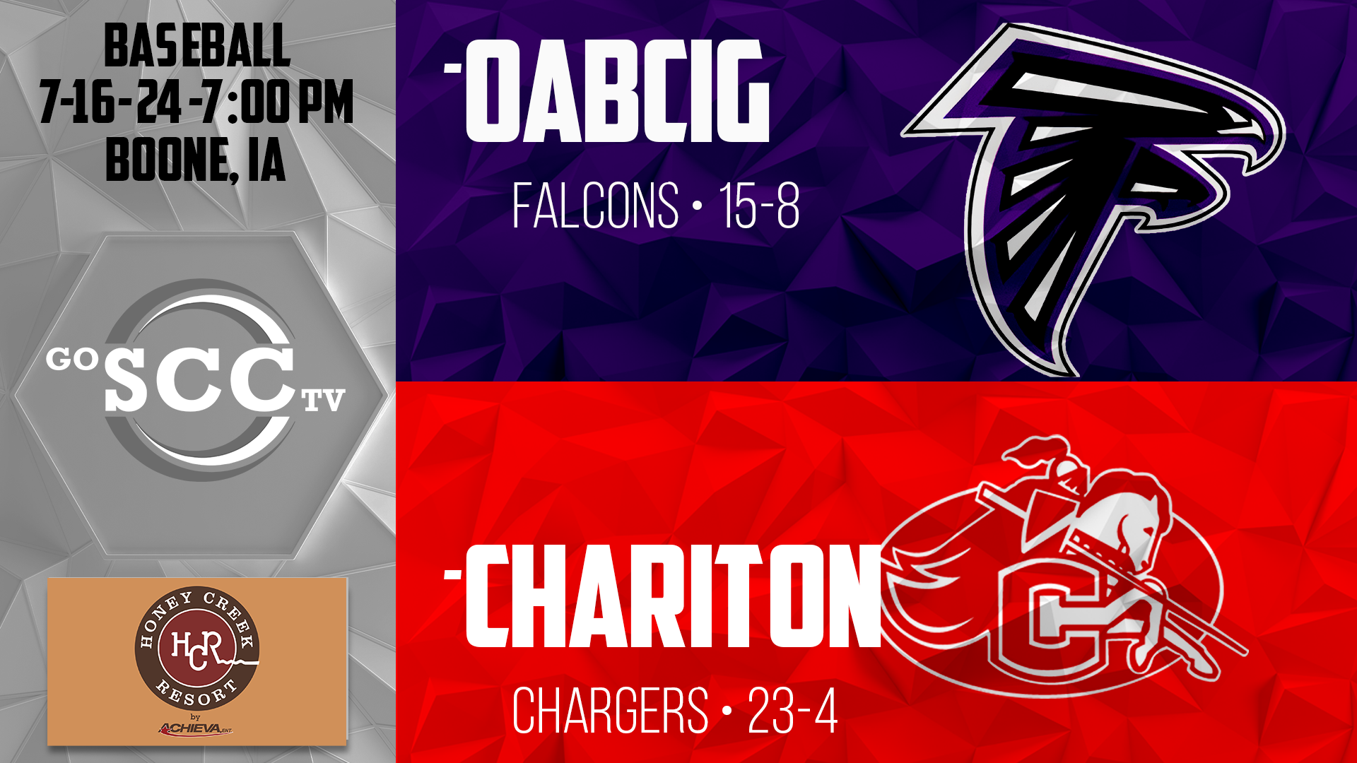 Chariton Baseball vs OABCIG 7-16-24 POST SEASON