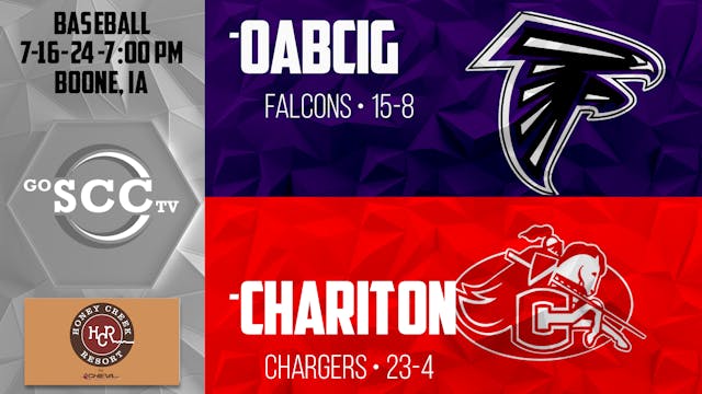 Chariton Baseball vs OABCIG 7-16-24 P...