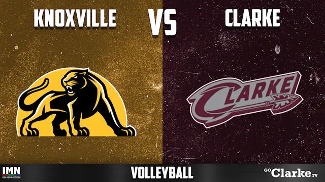 Clarke vs Knoxville Volleyball 9-16-25