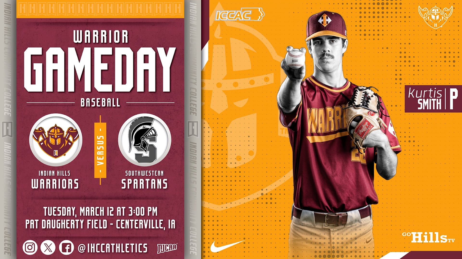 3-12-24 IHCC Baseball vs Southwestern