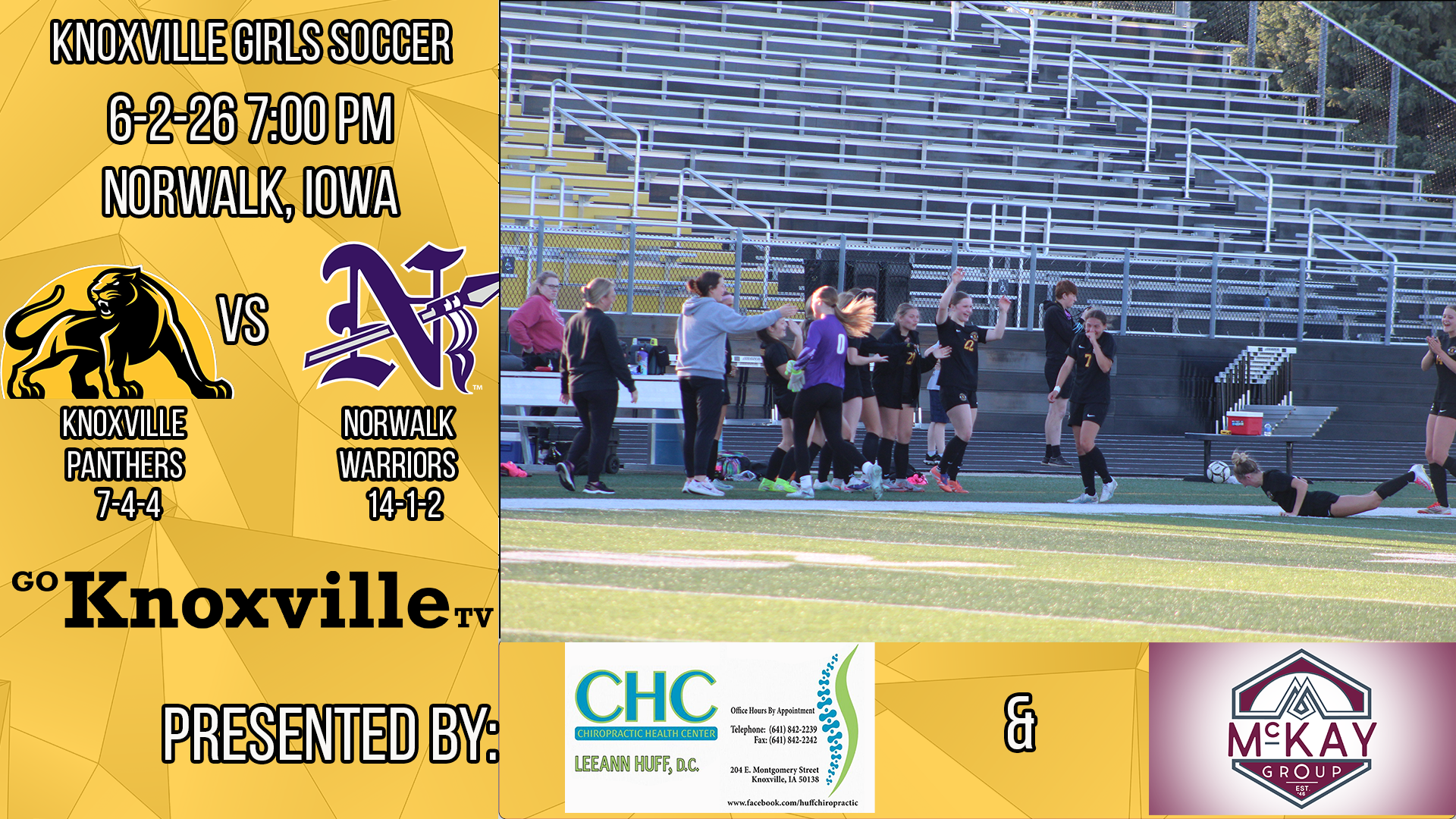 Knoxville at Norwalk Girls Soccer POST SEASON 6-2-26