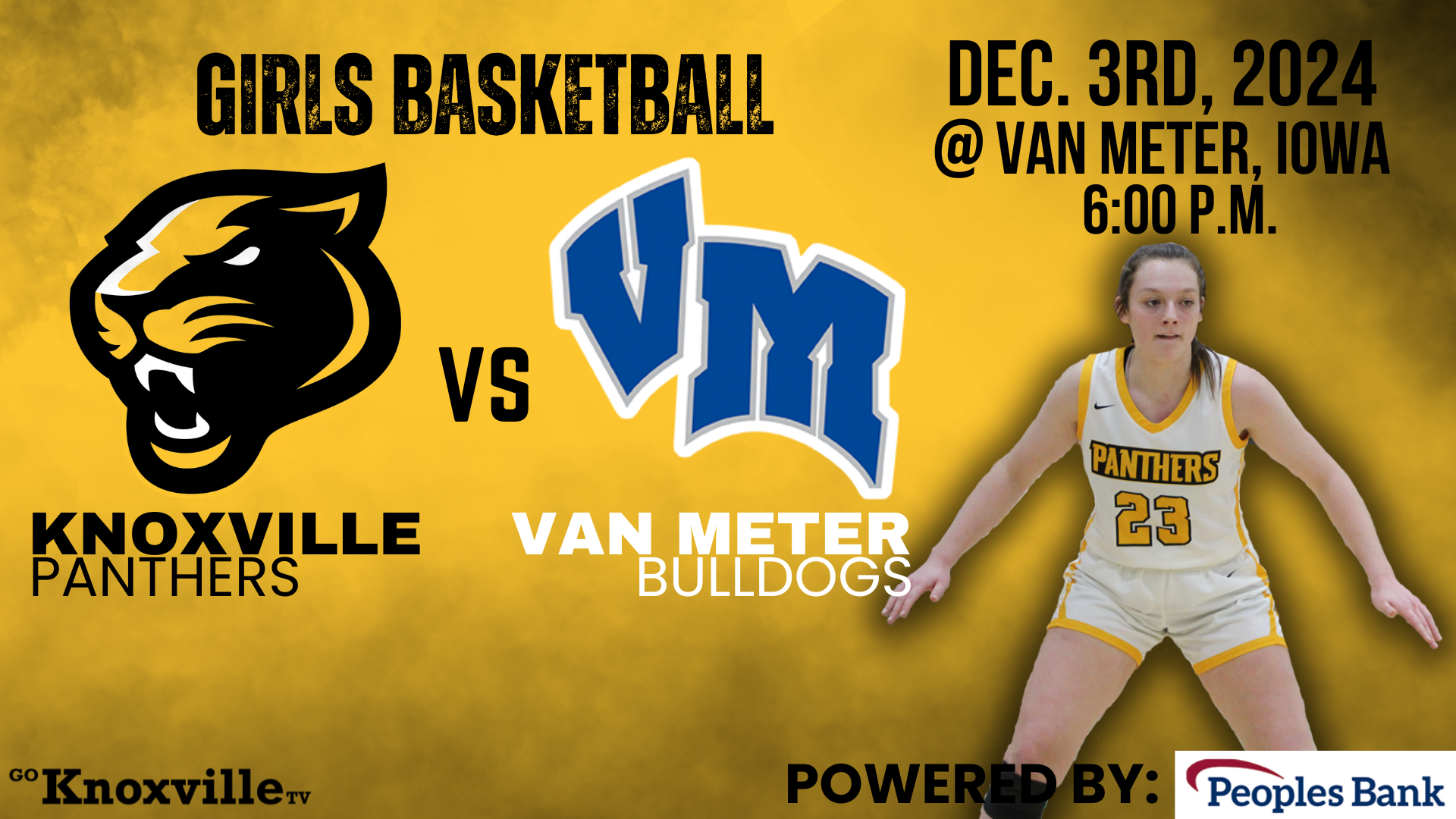 Knoxville Girls Basketball at Van Meter 12-3-24