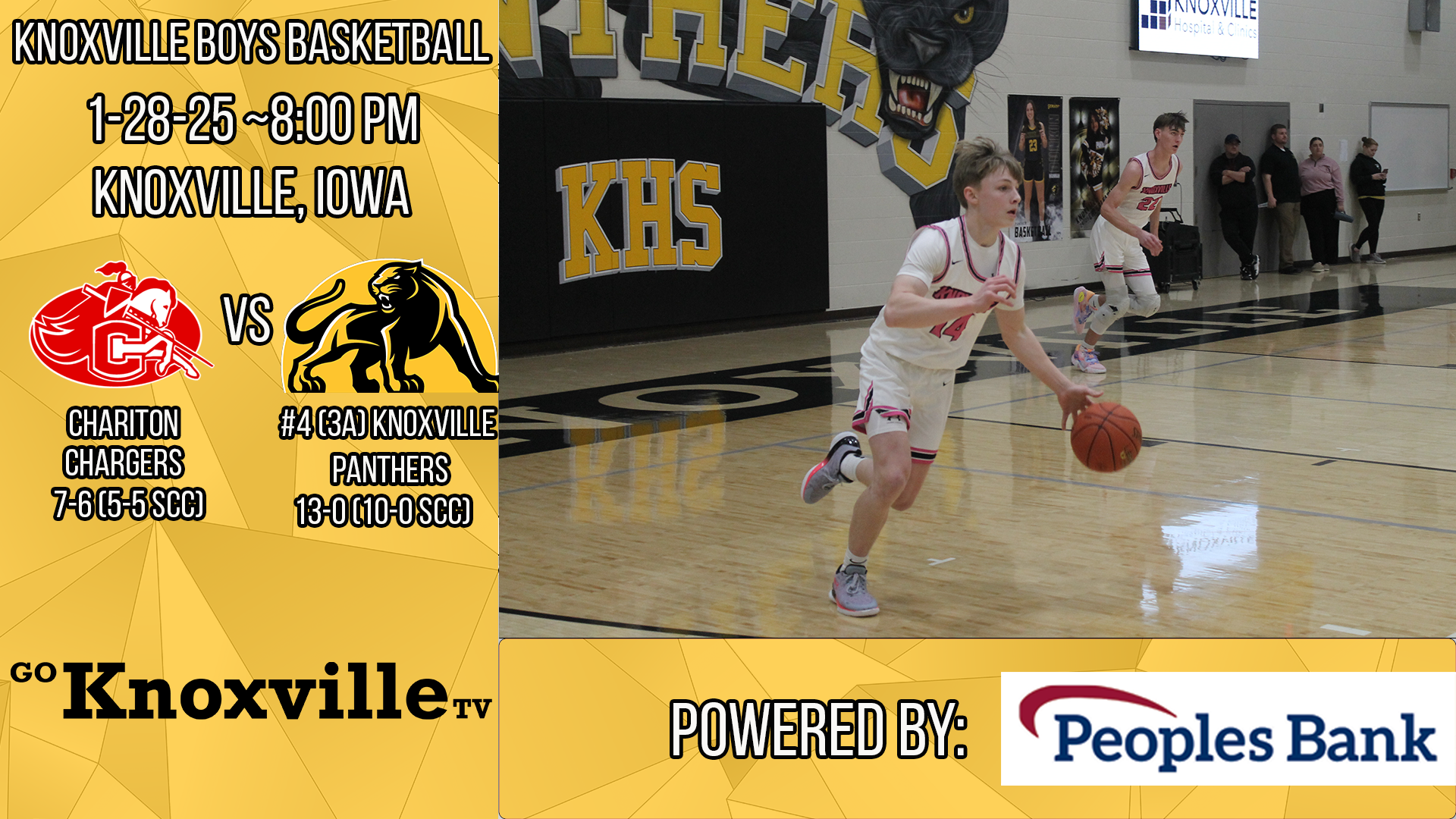 Knoxville Boys Basketball vs Chariton 1-28-25