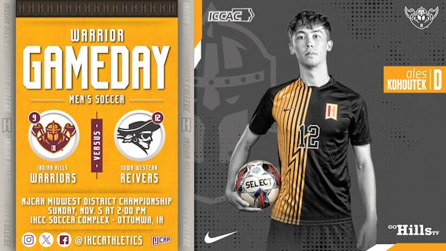 11-5-23 IHCC Men's Soccer vs Iowa Wes...