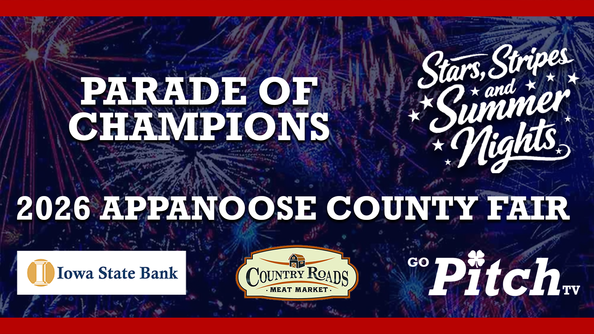 Parade of Champions - Appanoose County Fair - 7-24-26