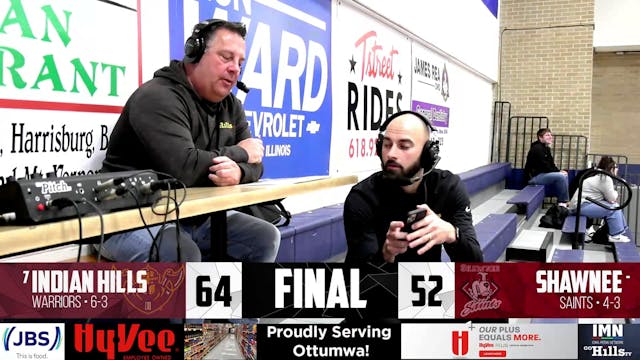 11-23-24 IHCC Men's Basketball @ Shaw...