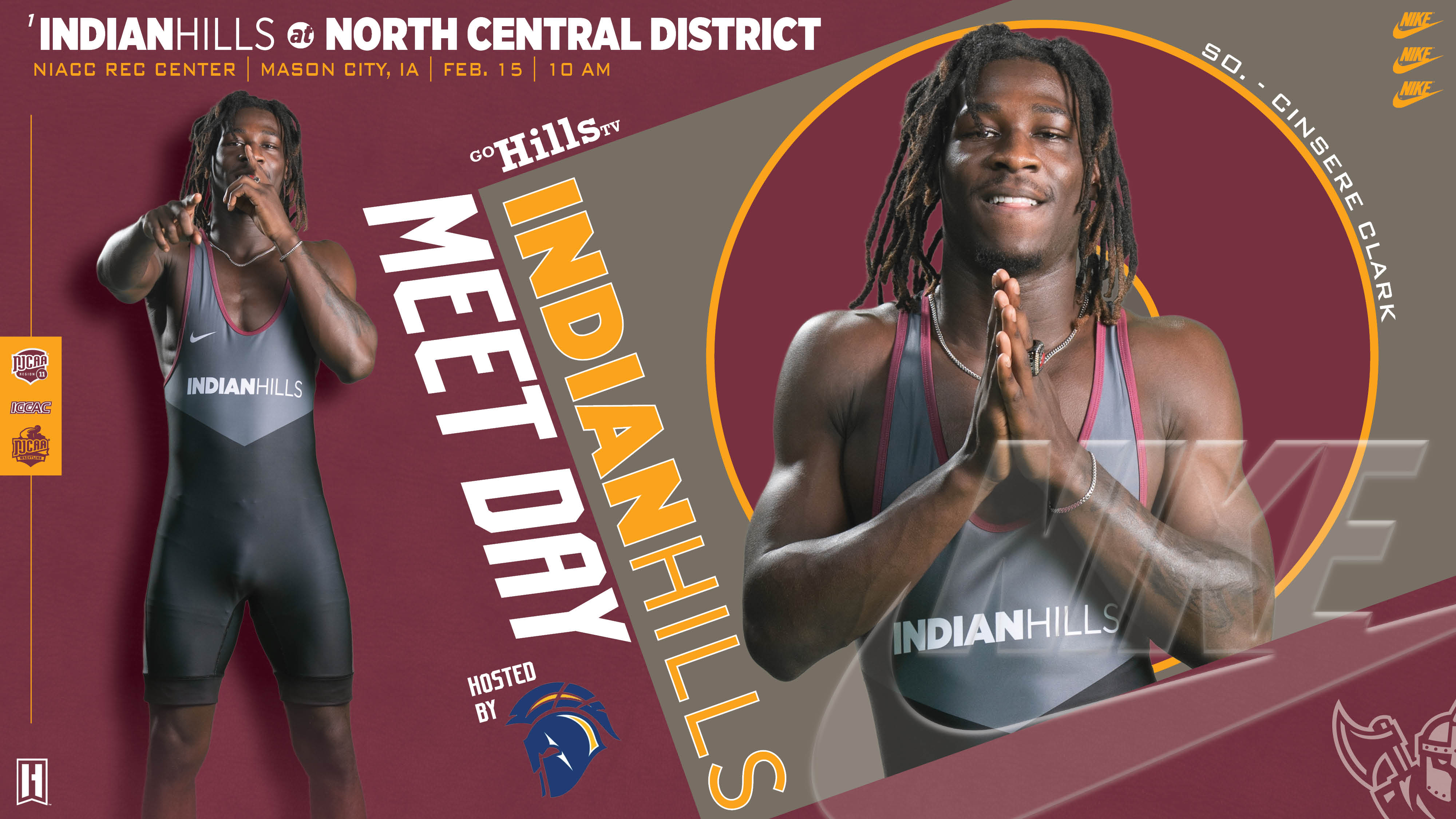 NJCAA Men's Wrestling North Central District Championship - 2-15-26