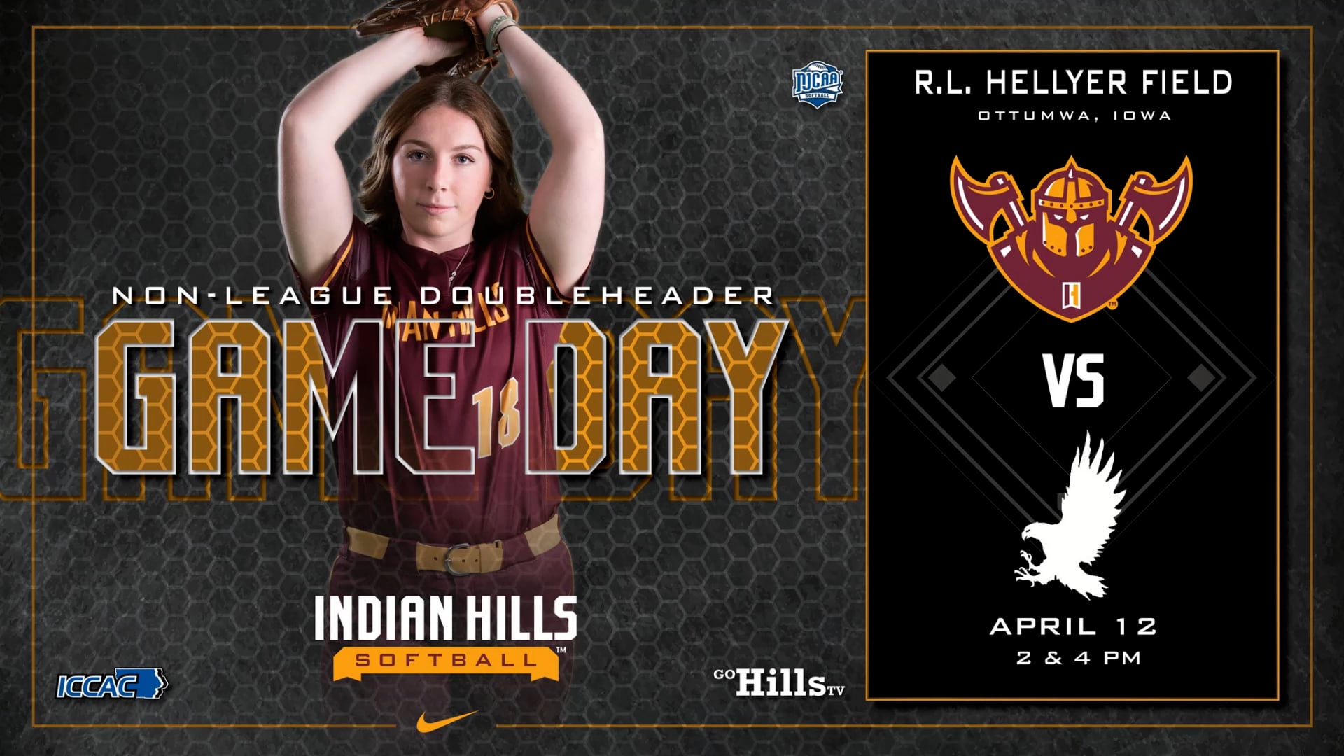 4-12-22 IHCC Softball vs Kirkwood Game 1