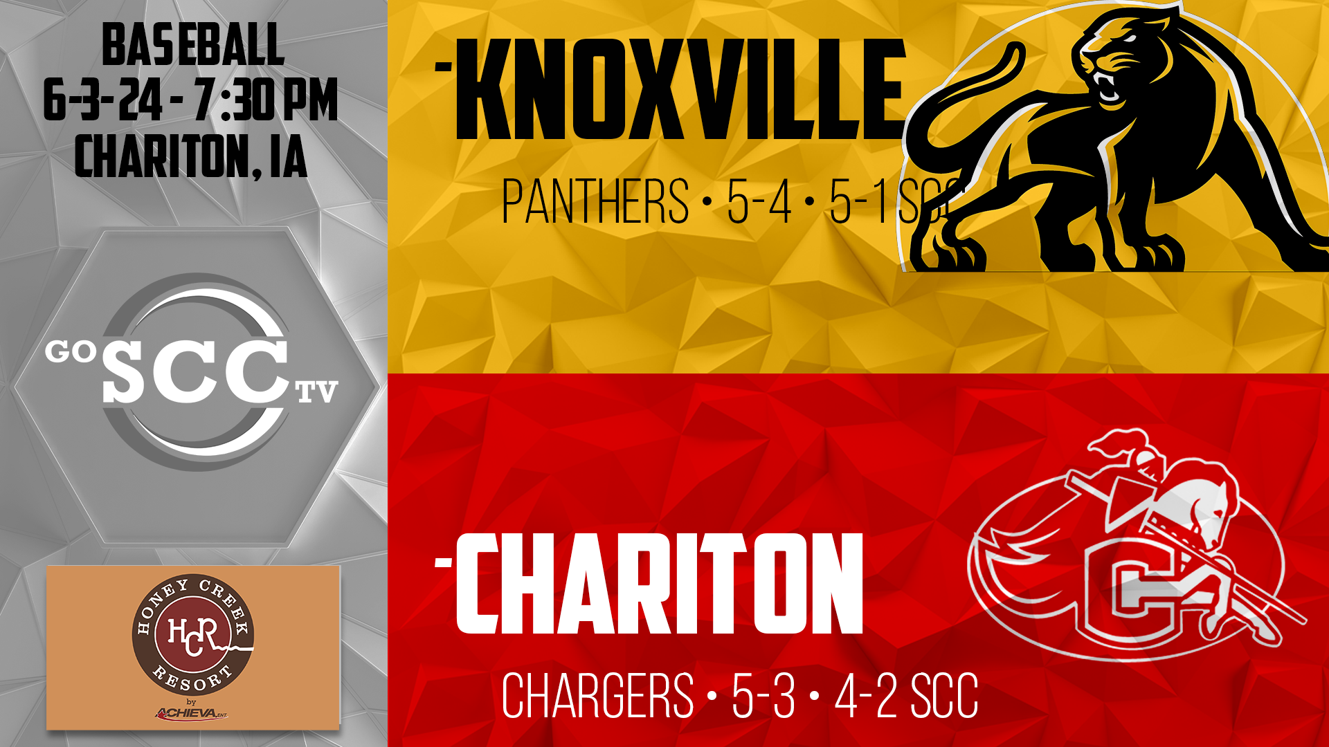 Chariton Baseball vs Knoxville 6-3-24