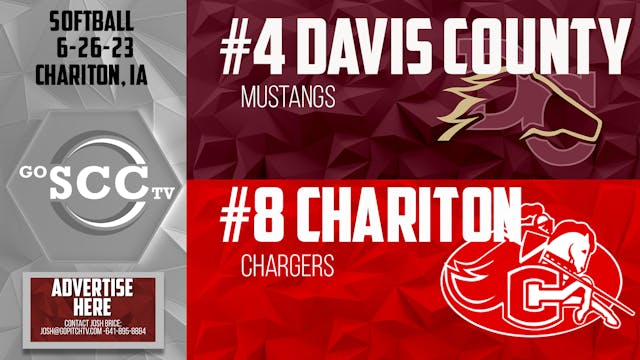 Chariton Softball vs Davis County 6-2...