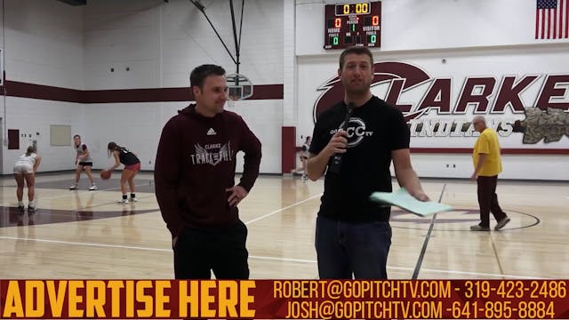 Clarke Girls Basketball 12-1-22