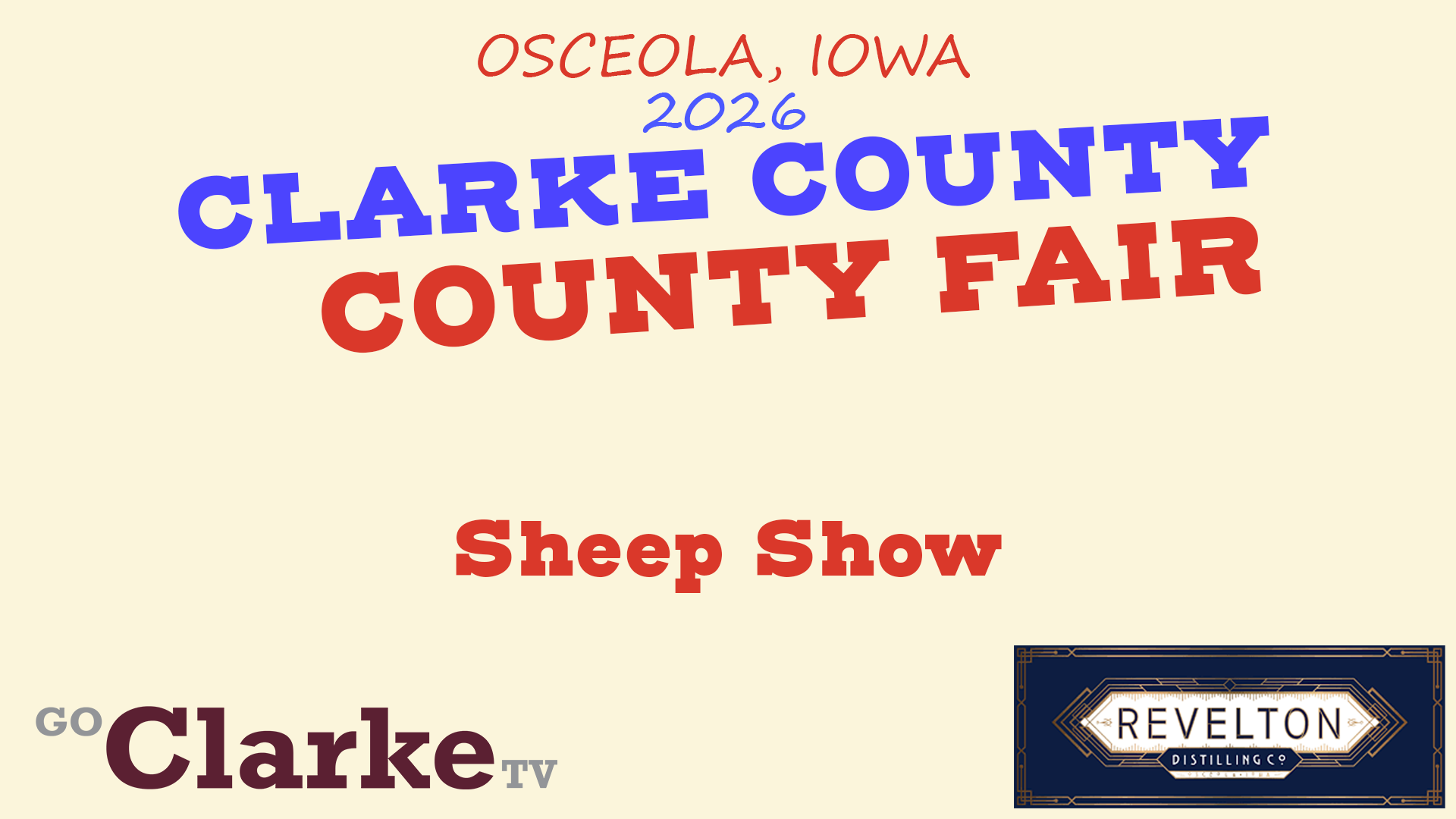 Clarke County Fair - Sheep Show - 7-17-26