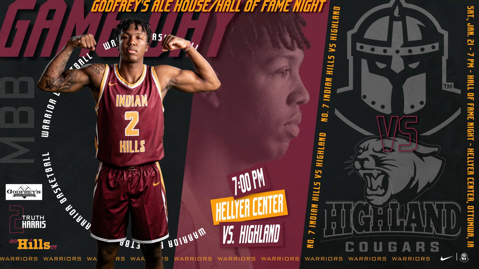 1-21-23 IHCC Men's Basketball vs Highland (IL)