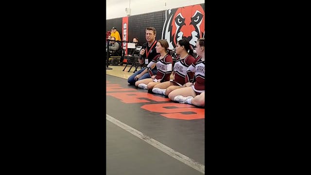 2-11-23 Matside with the Clarke Cheer...