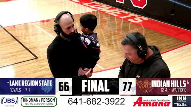12-15-24 IHCC Men's Basketball vs Lak...