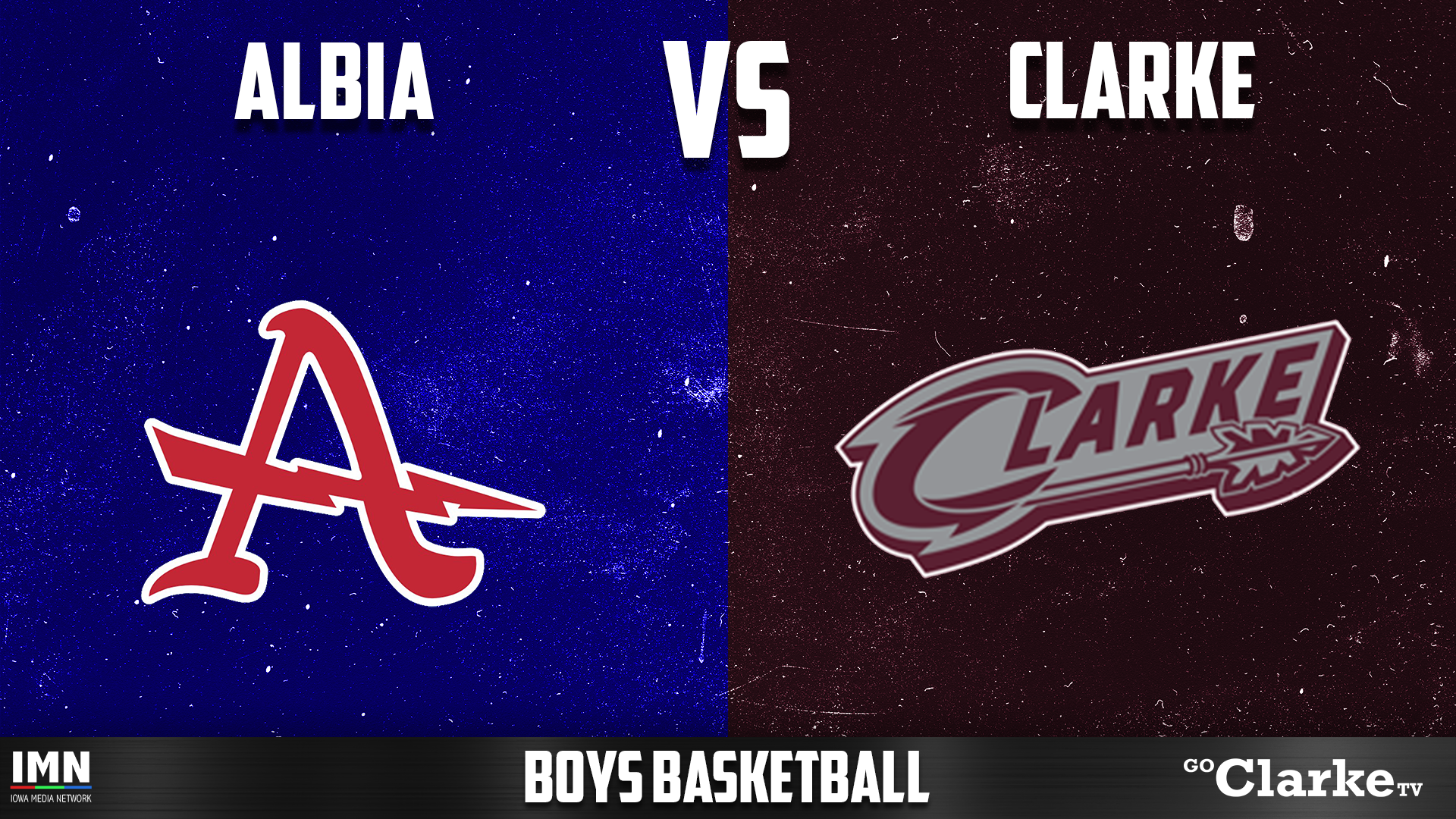 Clarke vs Albia Boys Basketball 12-9-25