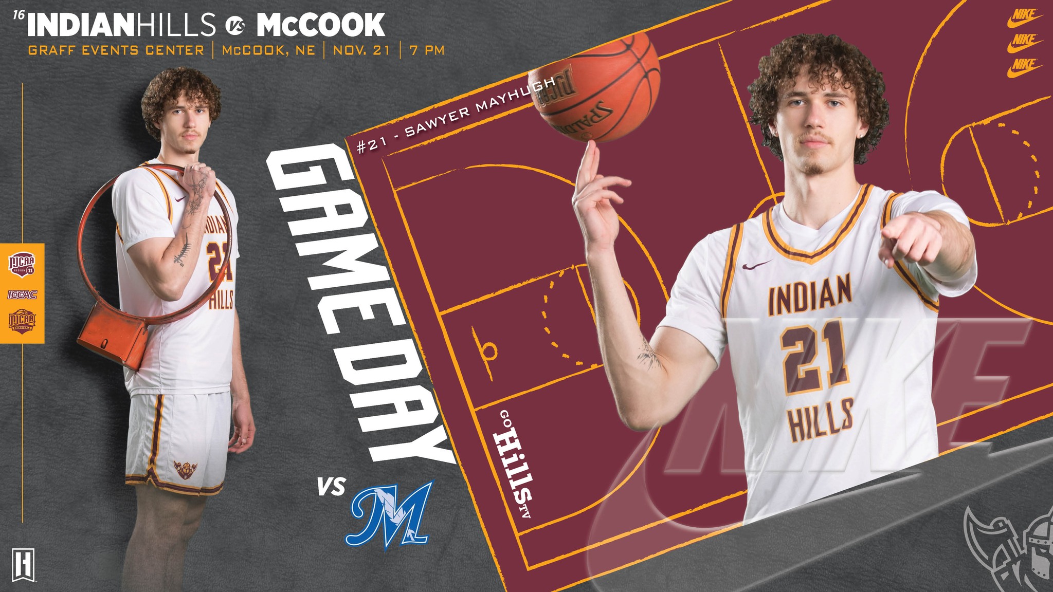 IHCC Men's Basketball @ McCook 11-21-25