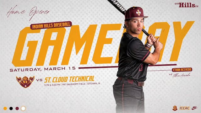IHCC Baseball vs St Cloud Game 2- 3-1...