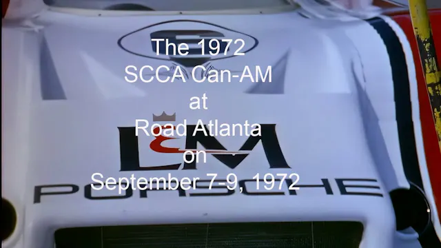 1972 Can-Am at  Road Atlanta on 9/7-9/1972
