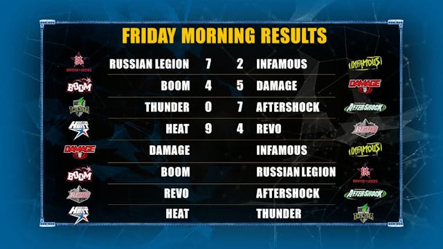 Boom vs Red Legion - Damage vs Infamous