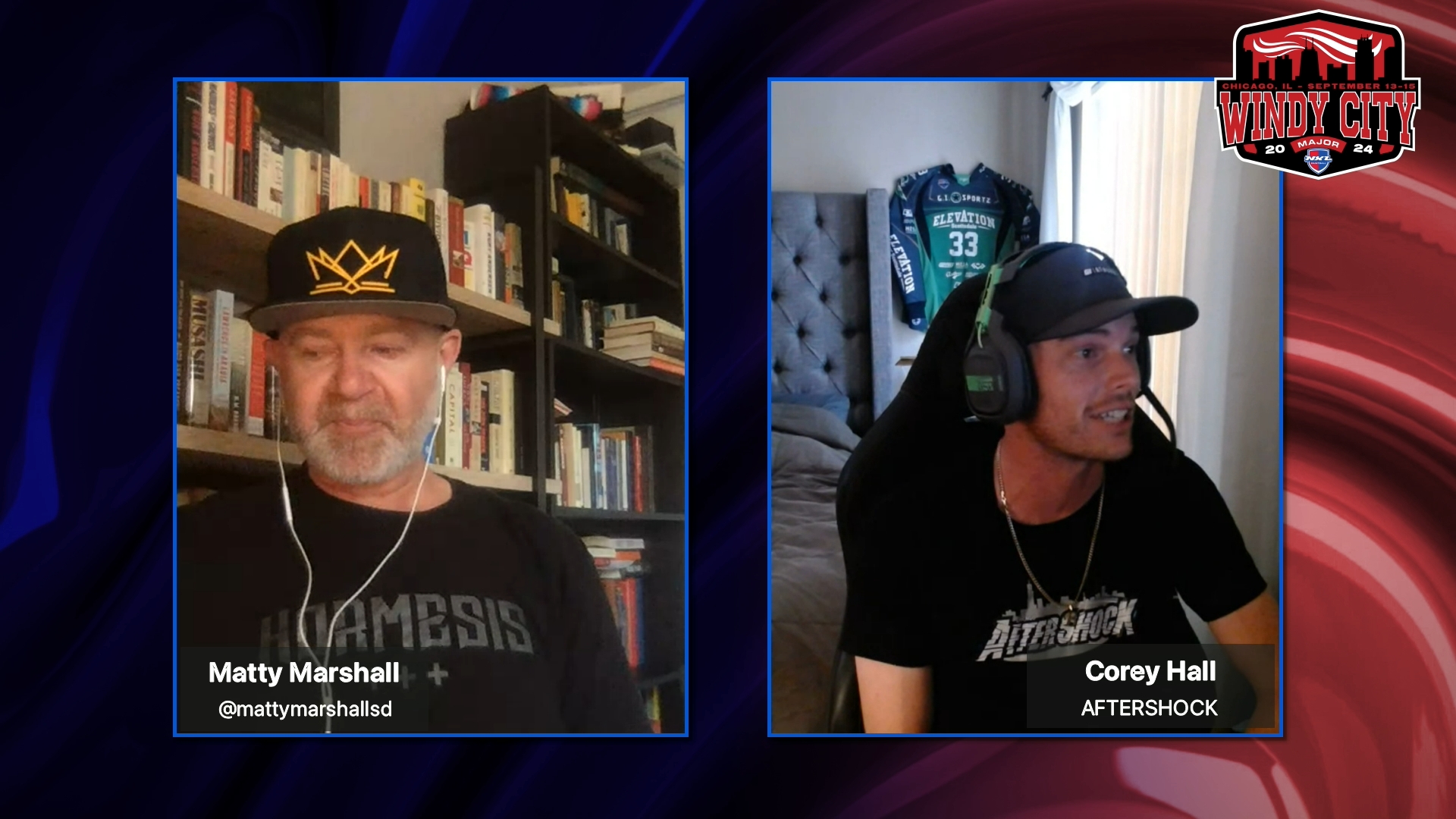 Matty Marshall talks with Corey Hall