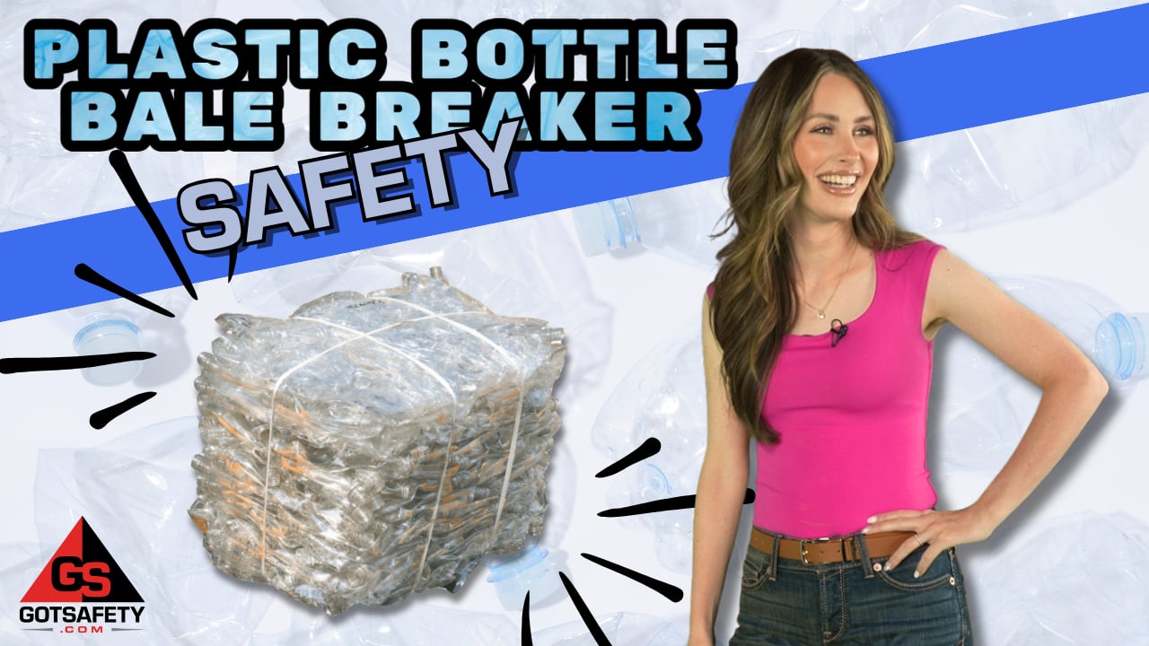 Plastic Bottle Bale Breaker Safety