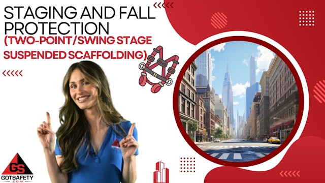 Staging and Fall Protection (Two-Point/Swing Stage Suspended Scaffolding)