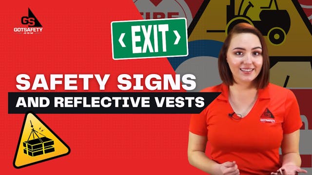 Safety Signs and Reflective Vests