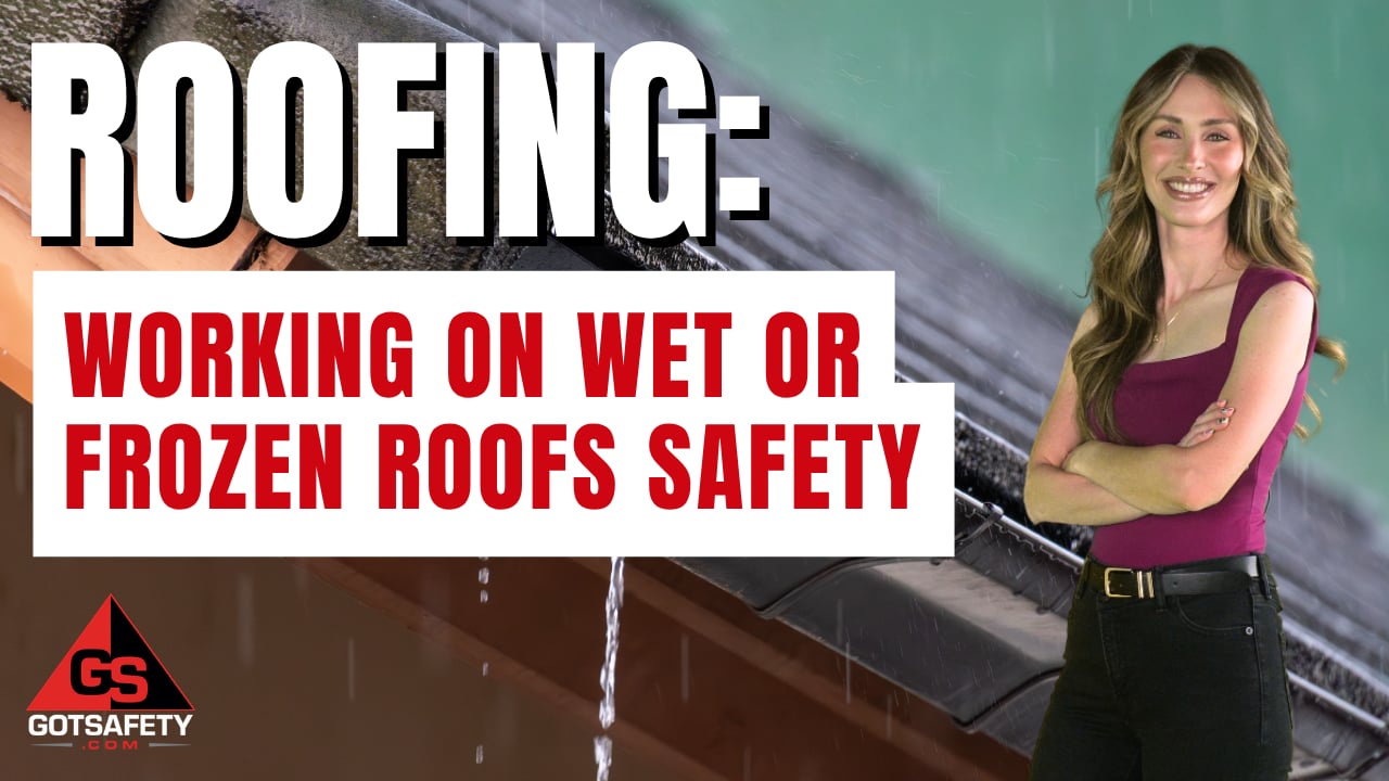 Roofing: Working on Wet or Frozen Roofs Safety