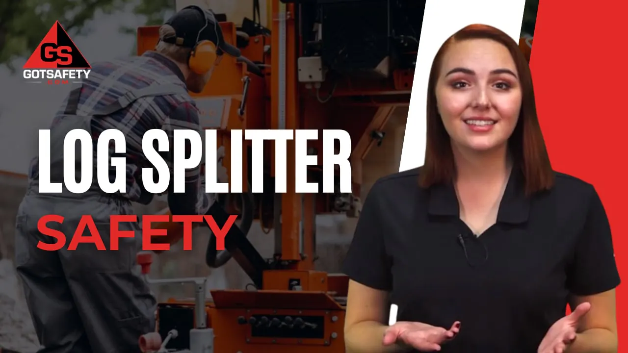 Log Splitter Safety - GotSafety Lite | Safety Video Streaming