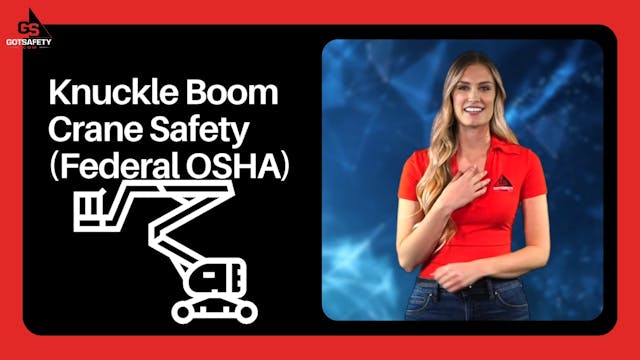 Knuckle Boom Crane Safety (Federal OSHA)