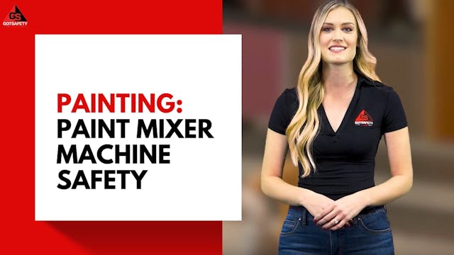 Painting: Paint Mixer Machine Safety