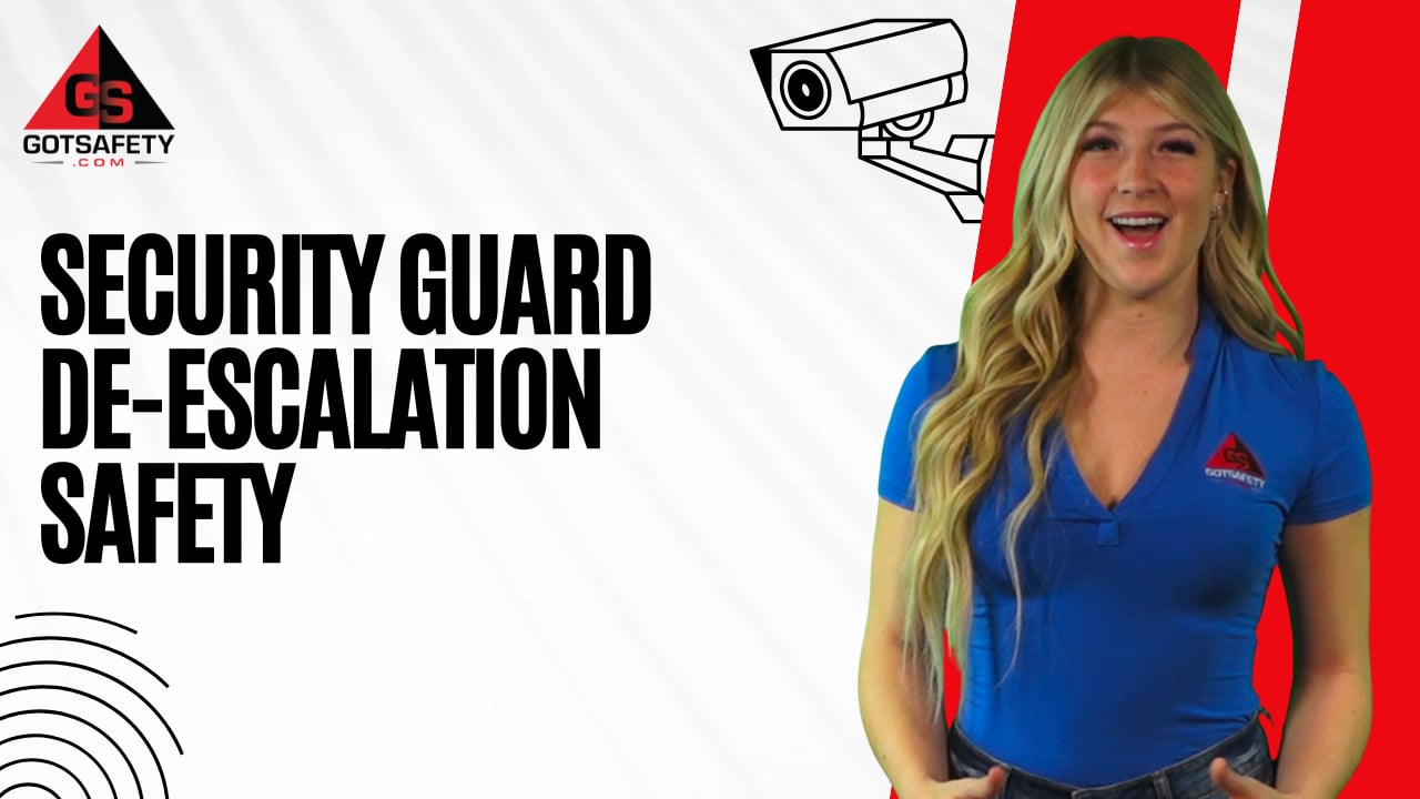 Security Guard De-Escalation Safety - GotSafety Lite | Safety Video ...