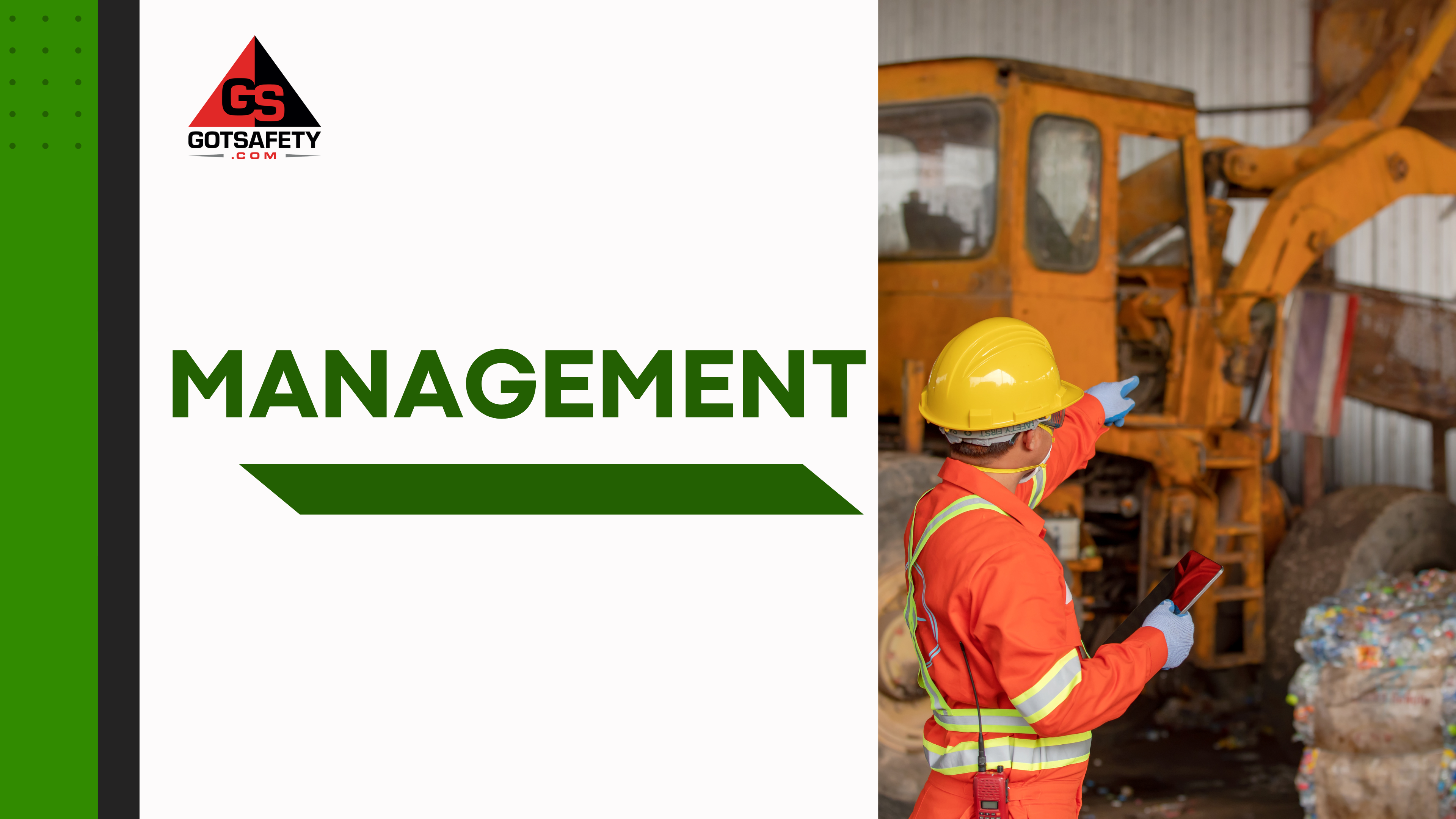 Waste Management/Recycling - Management