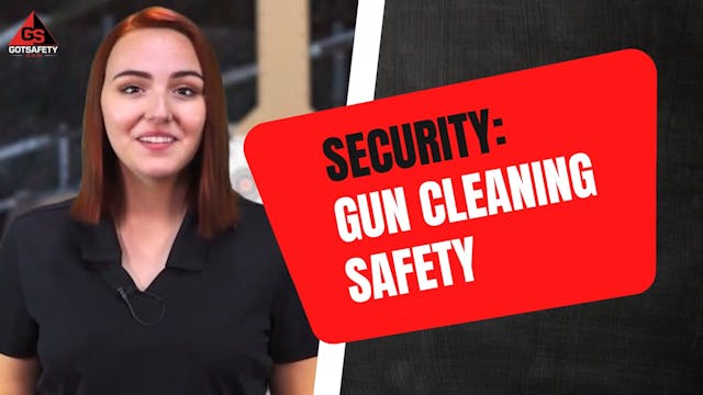 Security: Gun Cleaning Safety